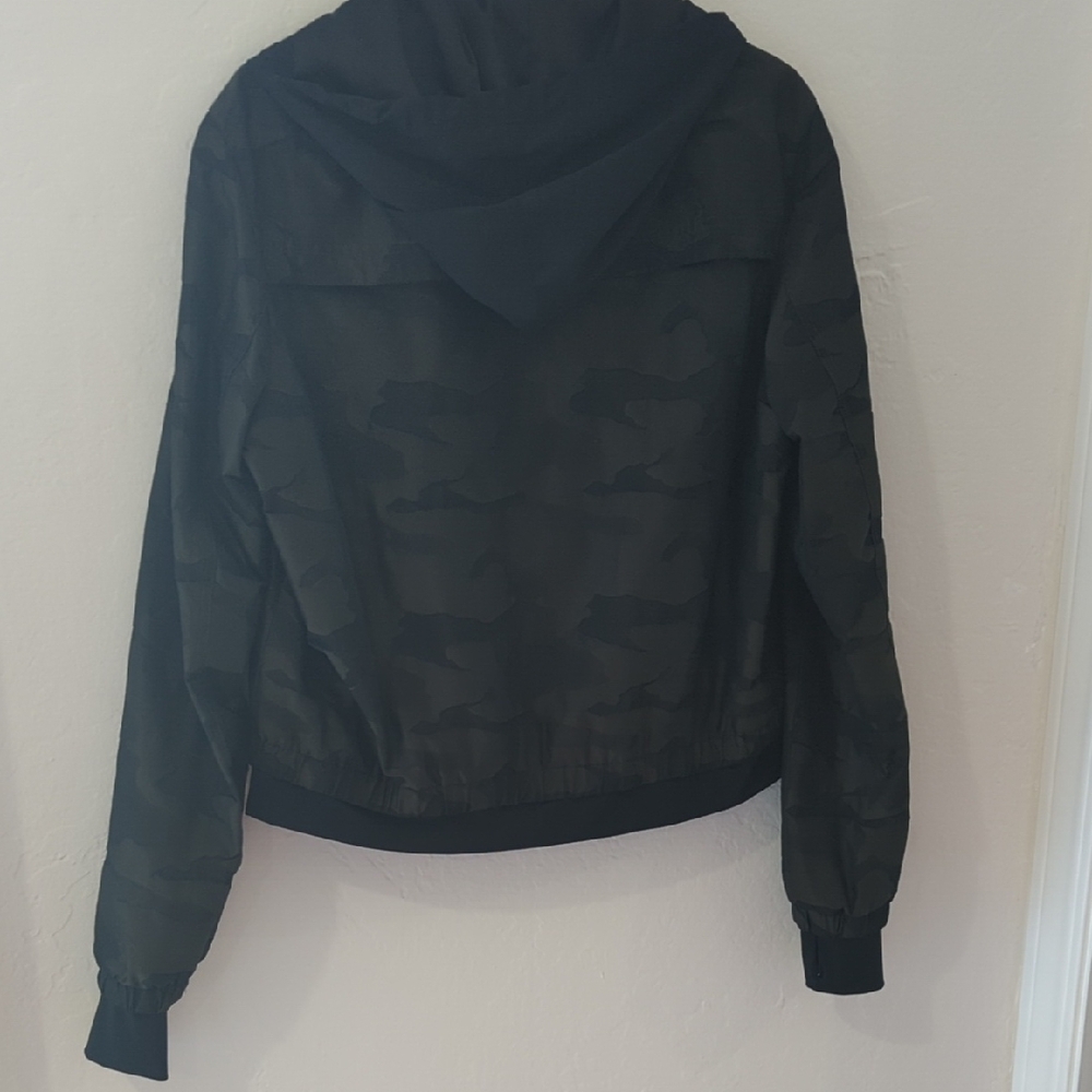 Blanc Noir Dark Camouflage Bomber Jacket - Picture 3 of 7